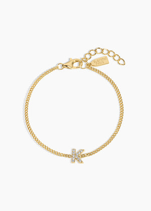 Initial Bracelet NikNenz™ Premium Gold & Diamonds