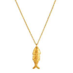 FISH PENDANTS in GOLD and SILVER
