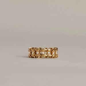 Kinetic Estate Ring NikNenz™ Premium Gold & Diamonds