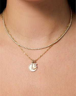 Sparkling Diamond Number Pendant - Personalize Your Shine!.