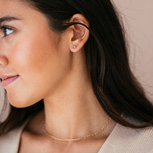 Nova Ball Studs • Gold, Silver or Rose Gold - 14K Gold Simple Ball Posts - Small Earrings - Tiny Studs - Small round Posts Dainty Minimalist