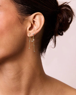 Dewy Earrings NikNenz™ Premium Gold & Diamonds