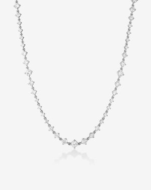 Elegant Starlight Lab Diamond Tennis Necklace.
