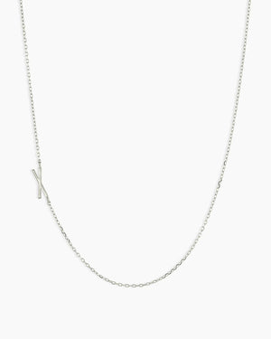 14K Gold Alphabet Necklace NikNenz™ Premium Gold & Diamonds