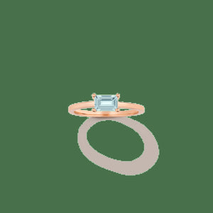 Birthstone Baguette Ring - Garnet NikNenz™ Premium Gold & Diamonds