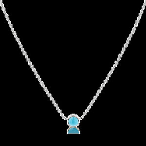 Turquoise Solitaire Necklace