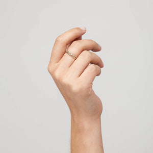 Open Link Ring NikNenz™ Premium Gold & Diamonds