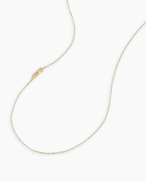 14K Gold Alphabet Necklace NikNenz™ Premium Gold & Diamonds