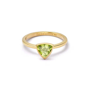 Birthstone Ring 18Ct Gold Plate