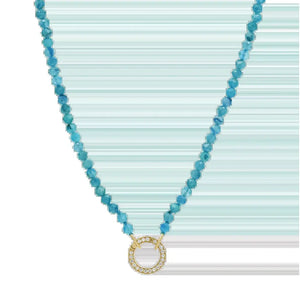 Blue Apatite Connector Necklace