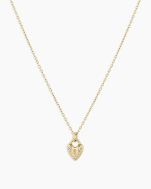 Diamond Bond Lock Necklace NikNenz™ Premium Gold & Diamonds