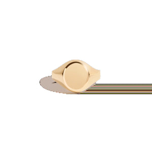 Round Signet Ring NikNenz™ Premium Gold & Diamonds