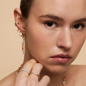 Radiant Gold Pavé Essential Band Ring.
