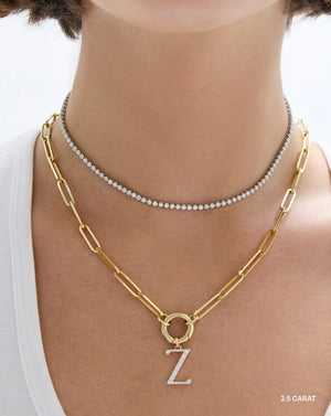 Versatile Multiway Tennis Choker & Double Wrap Bracelet Set.