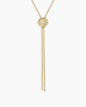 Scallop Bolo Necklace NikNenz™ Premium Gold & Diamonds