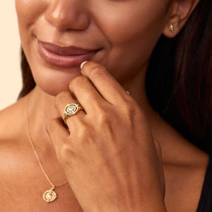 Beautiful Compass Rose Ring - Navigate Life with Style!.