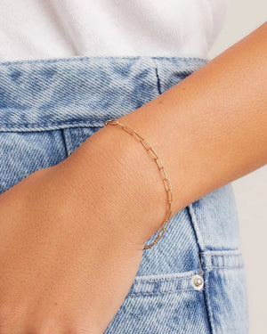 14K Gold Parker Mini Bracelet