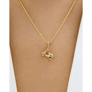 Charming Scooter Pendant for Unique Style.