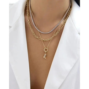 Chic Clique Cable Chain Necklace - Elevate Your Style.