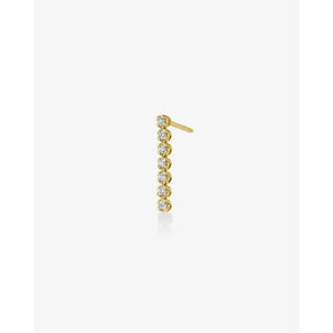 Chic Mini Tennis Drop Earrings for a Touch of Elegance.