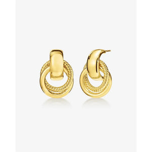 Chic Rope Door Knocker Earrings for a Stylish Touch.