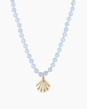 Porto Scallop Necklace NikNenz™ Premium Gold & Diamonds