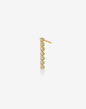 Chic Mini Tennis Drop Earrings for a Touch of Elegance.