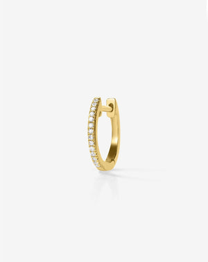 Sparkling Diamond Huggie Earrings for Effortless Elegance.