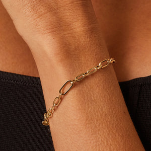 Avery Paperclip Chain Bracelet