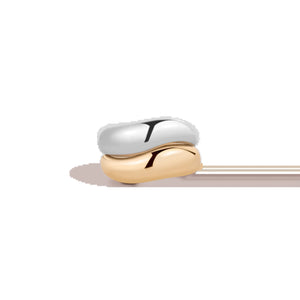 Perfect Match Two-Tone Ring Set NikNenz™ Premium Gold & Diamonds