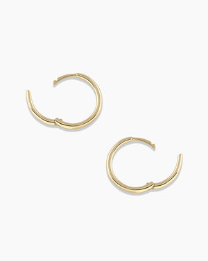 14K Gold Classic Huggies