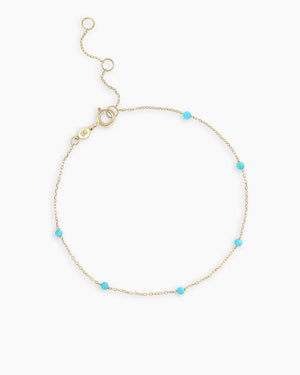 14K Gold Newport Birthstone Bracelet