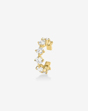 Radiant Starlight Lab Diamond Ear Cuff.
