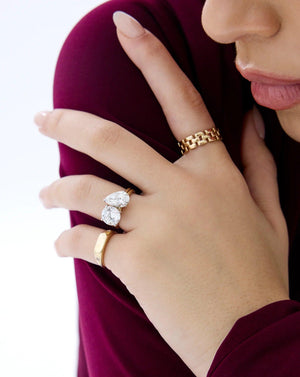 Whisper Thin® Duet: 4.74" Round & Pear Shape Perfection.