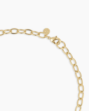 Lou Shimmer Interlocking Necklace NikNenz™ Premium Gold & Diamonds