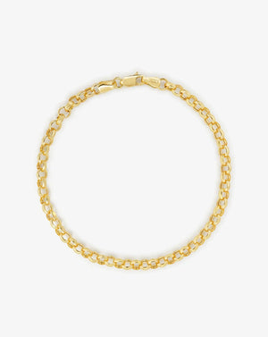 Stunning Hollow Rolo Chain Bracelet for Elegant Style.