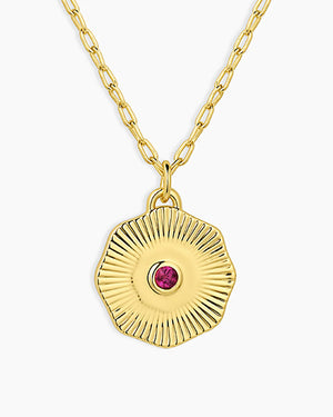 Birthstone Coin Necklace