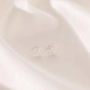 Sterling Silver Celtic Heart Earrings for Women | Enchanting Celtic Earrings | 8 Mm | Perfect Gift for Her & Symbol of Love | Gift Boxed
