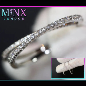 Diamond Hoop Earrings | Hoop Earrings | Womens Big Diamond Earrings | Silver Hoop Earrings with Diamonds | Womens Hoop Earrings | Earrings