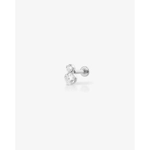 Duo Lab Diamond Flatback Studs - Sparkle with Elegance.