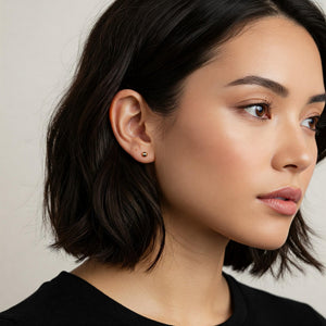 14K Gold Ball Stud Earrings: Minimalist Everyday Jewelry