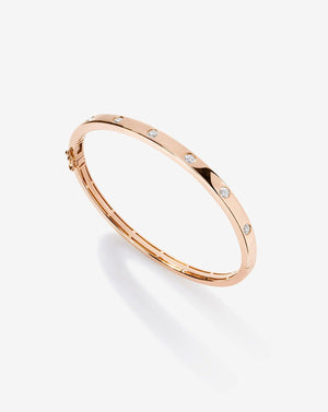 Exquisite Inlay Diamond Bangle – Dazzle with Elegance!.
