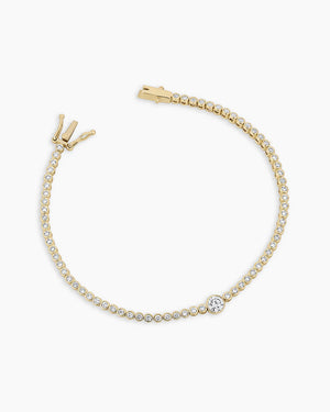 14K Lab Grown Diamond Circle Tennis Bracelet
