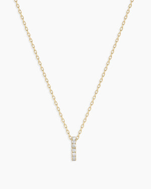 Diamond Pavé Halo Charm Necklace