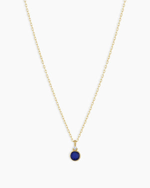 14K Gold Birthstone Necklace