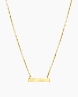 Plate Necklace (Gold) NikNenz™ Premium Gold & Diamonds