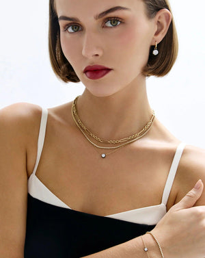 Stunning Georgian Lab Diamond Pendant Necklace – Elegant & Timeless Jewelry Piece.