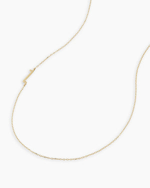 14K Gold Alphabet Necklace NikNenz™ Premium Gold & Diamonds