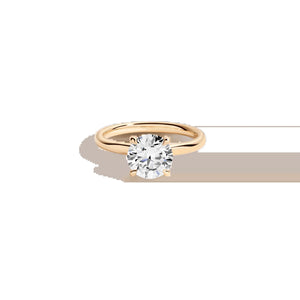 2Ct round Lab Grown Diamond Solitaire Ring NikNenz™ Premium Gold & Diamonds