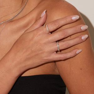 Lab Grown Diamond Bezel Eternity Ring NikNenz™ Premium Gold & Diamonds